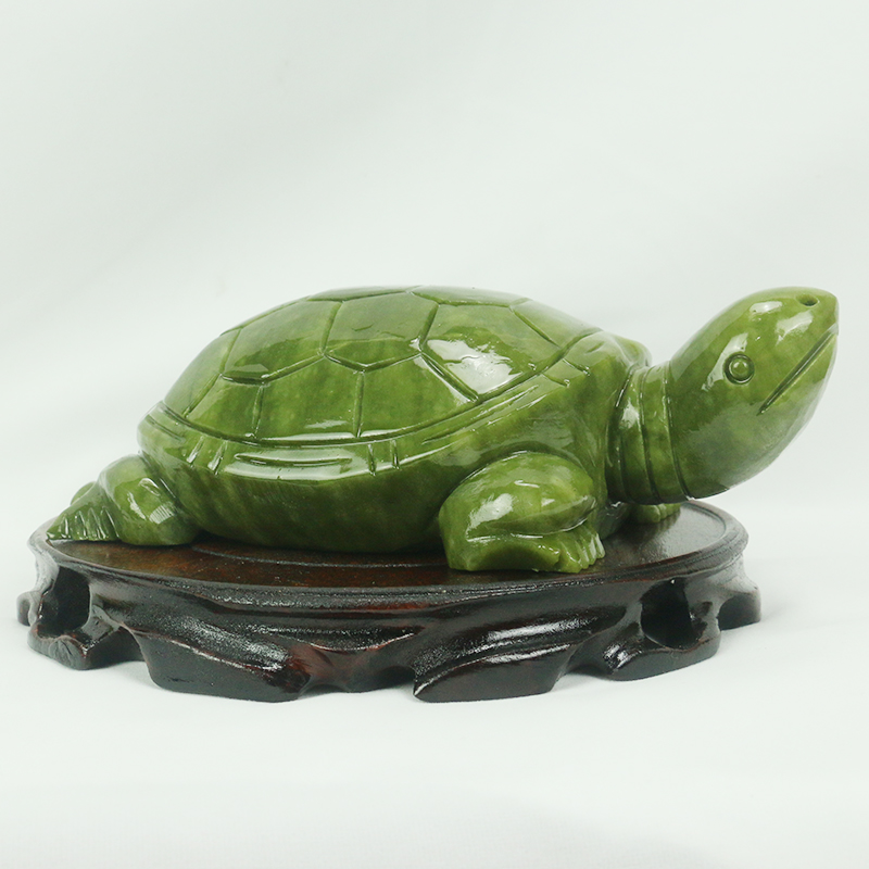 Natural Jade/turtle Sculpture/ - Aquarium Fish Tank Price 评论和价格