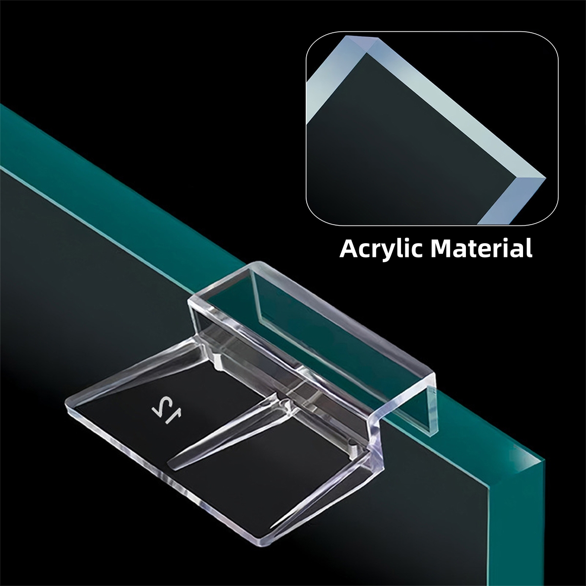 10Pcs Transparent Acrylic Fish - Aquarium Fish Images 评论和价格