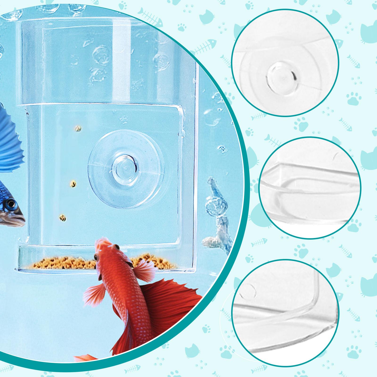 Fish Tank Feeder Clear PS Floa - Aquarium Fish Keeping 评论和价格