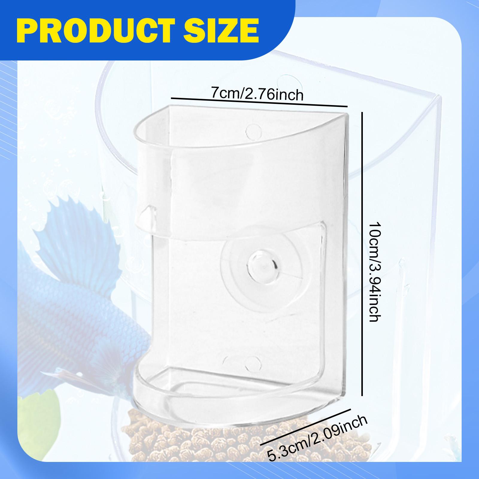 Fish Tank Feeder Clear PS Floa - Aquarium Fish Keeping 评论和价格