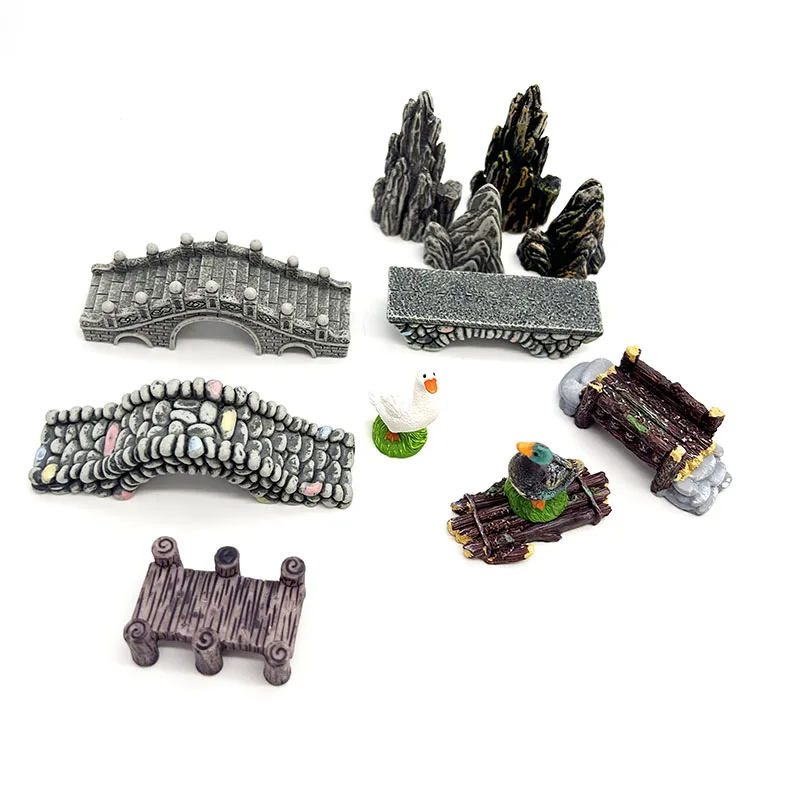 Mini Aquarium Resin Bridge Dec - Aquarium Fish Bridge 评论和价格