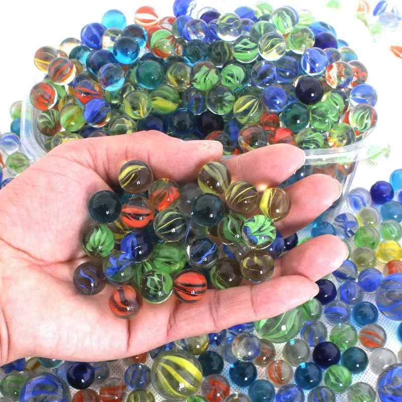 50Pcs 14mm Colorful Glass Marb - Aquarium Fish Bowl 评论和价格