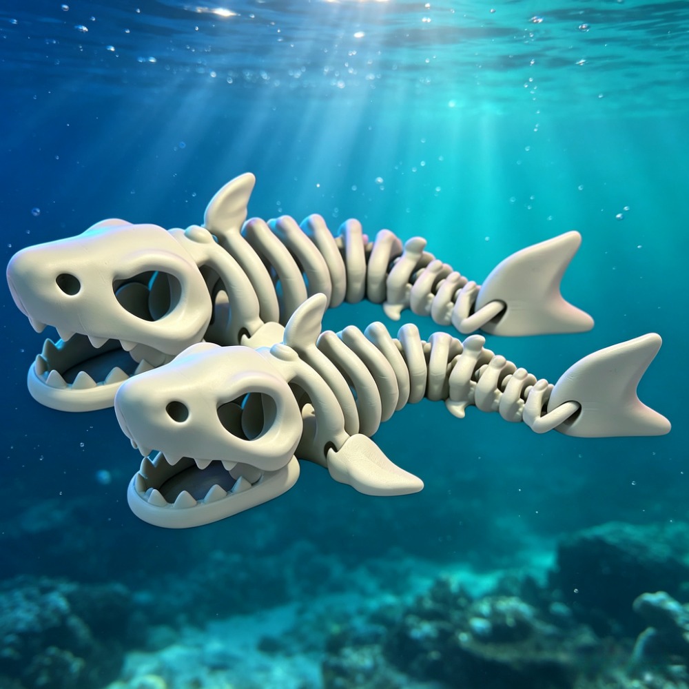 Shark Skeleton Aquarium Decor  - Aquarium Fish Tank Price 评论和价格