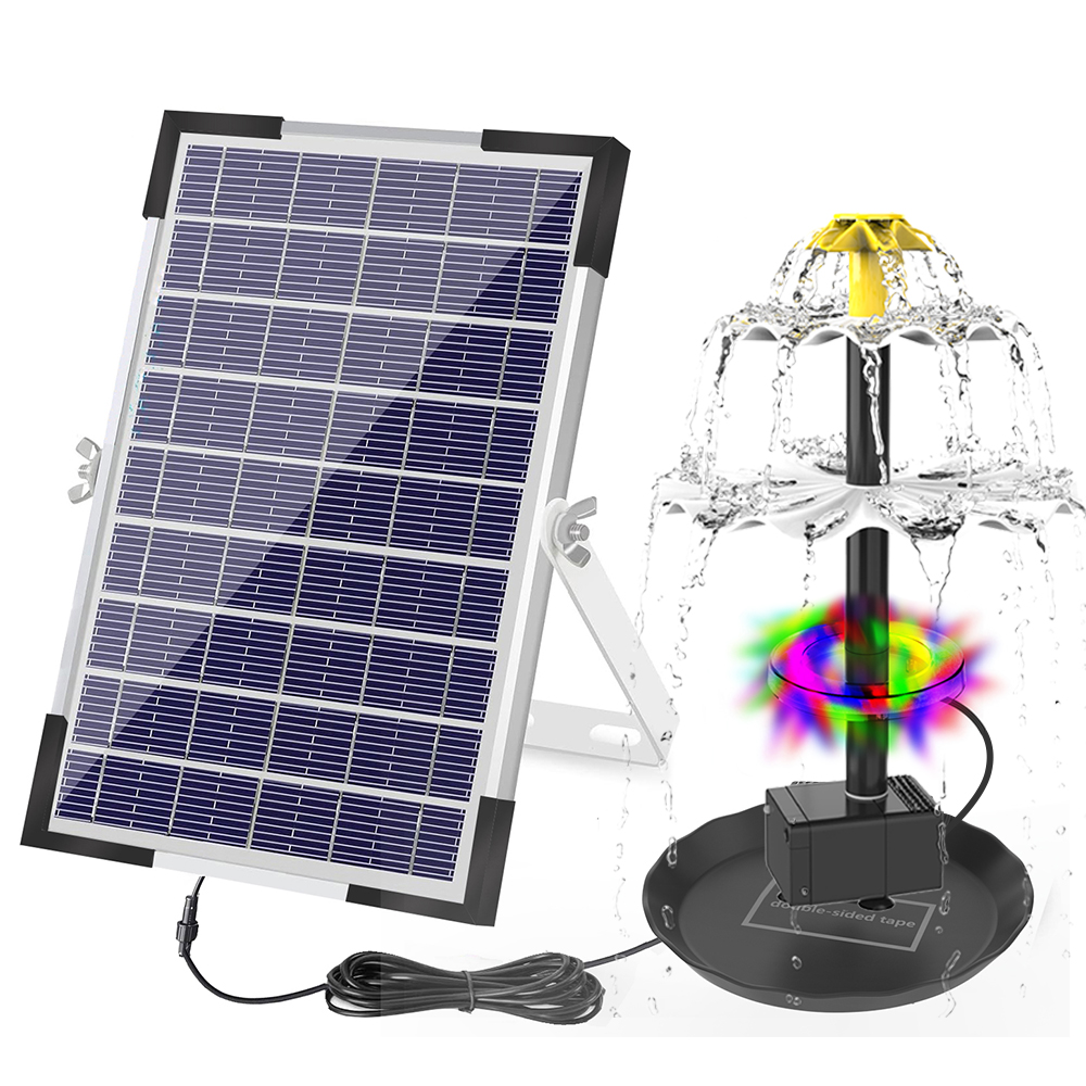 Solar Fountain Pump for Bird B - Aquarium Fish Breeding 评论和价格