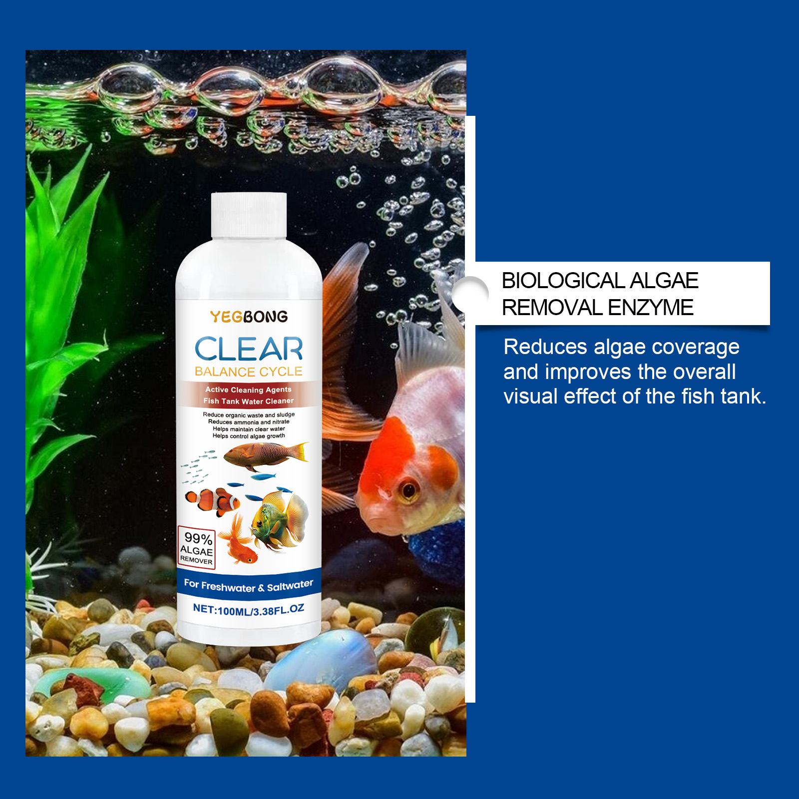 Aquarium Water Clarifier 100ml - Aquarium Fish Breeding 评论和价格