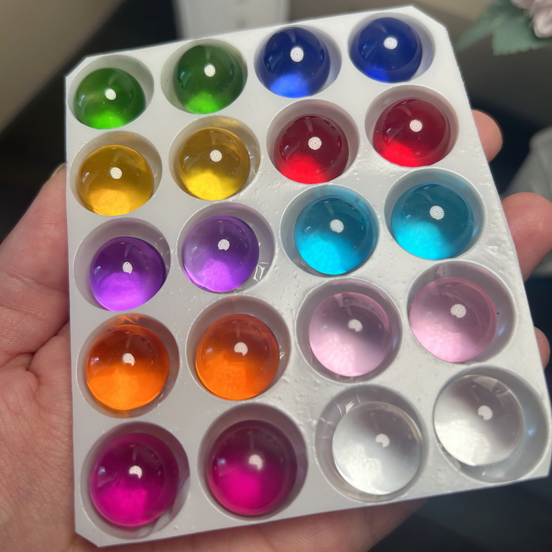 10/20pcs Solid Color Glass Bal - Aquarium Fish Bowl 评论和价格