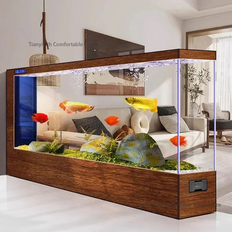 Super Large Transparent Luxury - Aquarium Fish Long 评论和价格