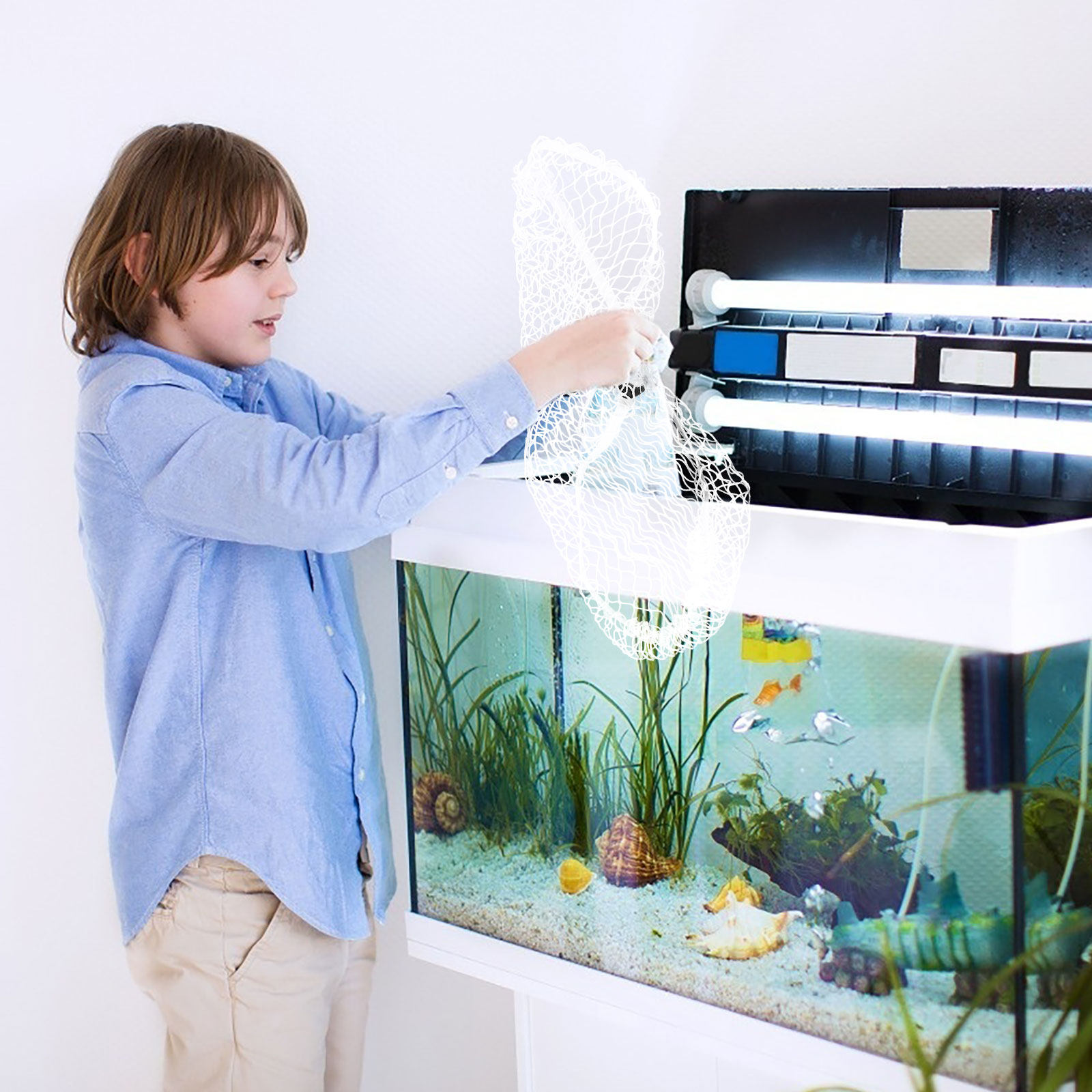 Aquarium Nylon Fish Tank Cover - Aquarium Fish Keeping 评论和价格