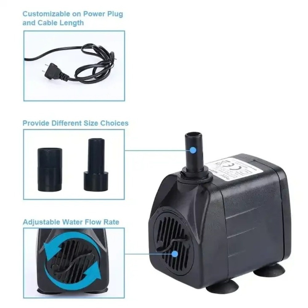 Black Submersible Water Pump S - Aquarium Fish Images 评论和价格