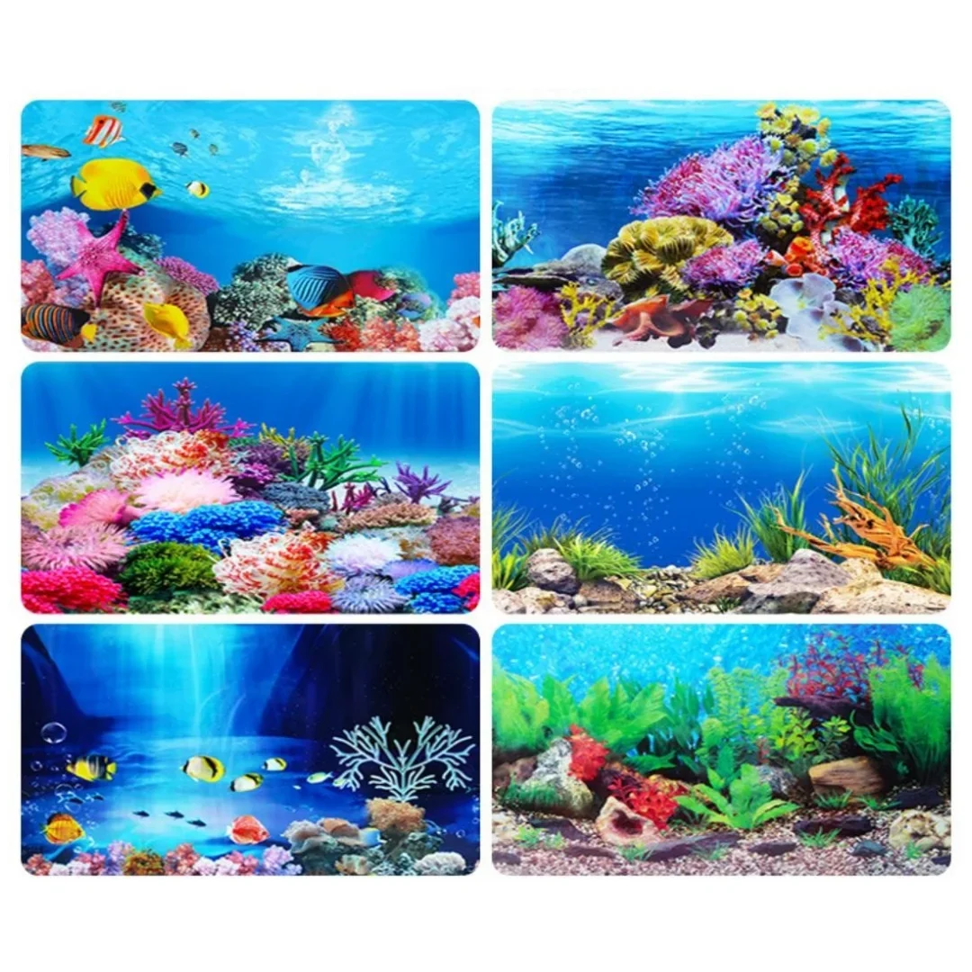 Background Aquarium 3D Sticker - Aquarium Fish Tank Price 评论和价格