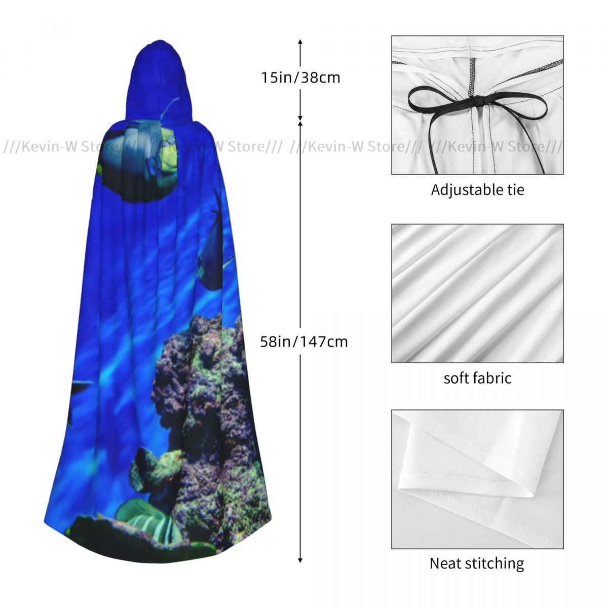 Unisex Witch Party Reversible  - Aquarium Queen Fish 评论和价格