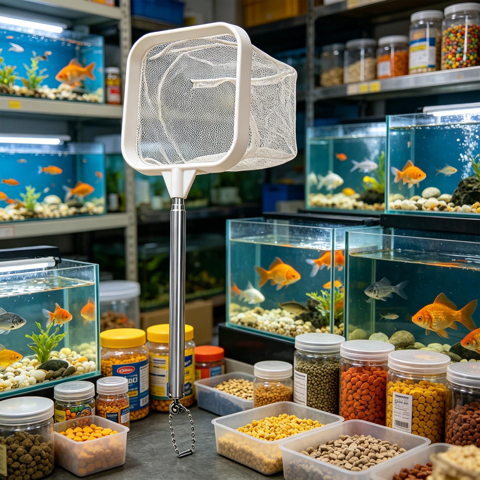 Extendable Long Handle Fine Me - Aquarium Fish Long 评论和价格