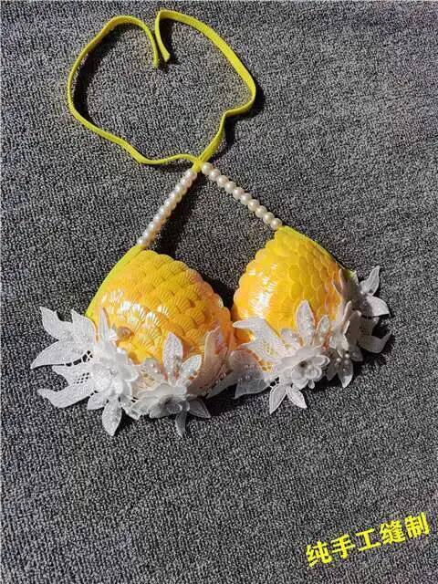 Mermaid Sequins Shell Bikini T - Aquarium Queen Fish 评论和价格