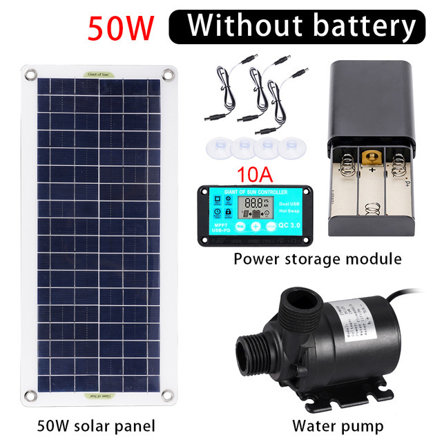 50W Solar Power Water Pump Set - Aquarium Fish Bowl 评论和价格