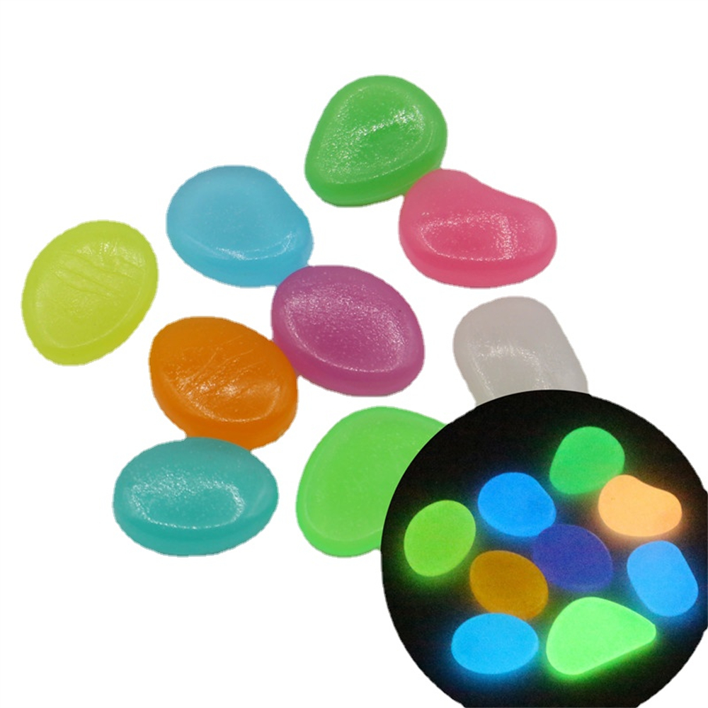 50pcs Luminous Stone Fluoresce - Aquarium Fish Breeding 评论和价格