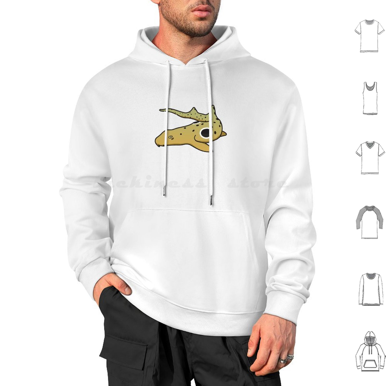 Epaulette Shark Drawing Hoodie - Draw Fish Aquarium 评论和价格