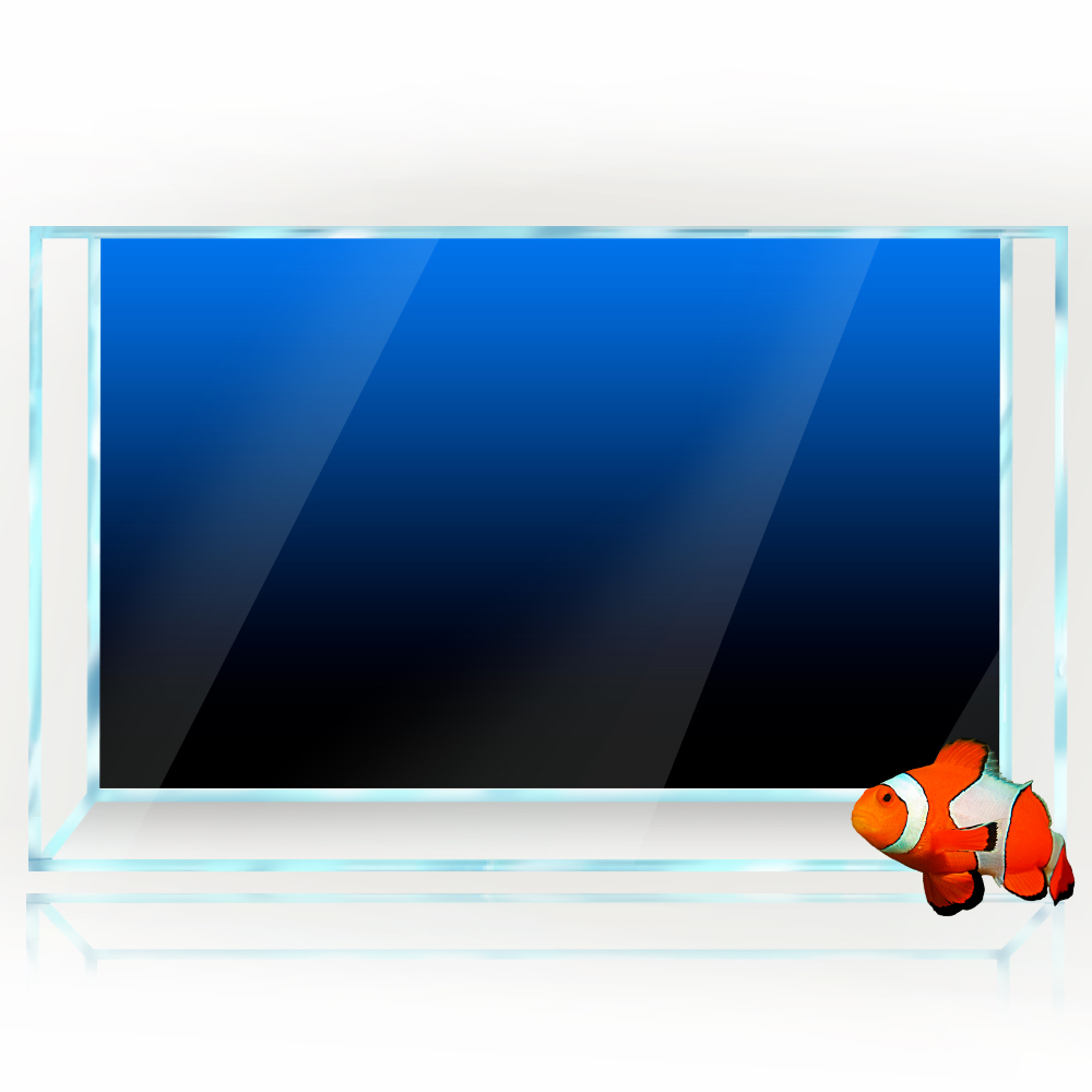 Fish Tank Background Sticker B - Aquarium Fish Green 评论和价格