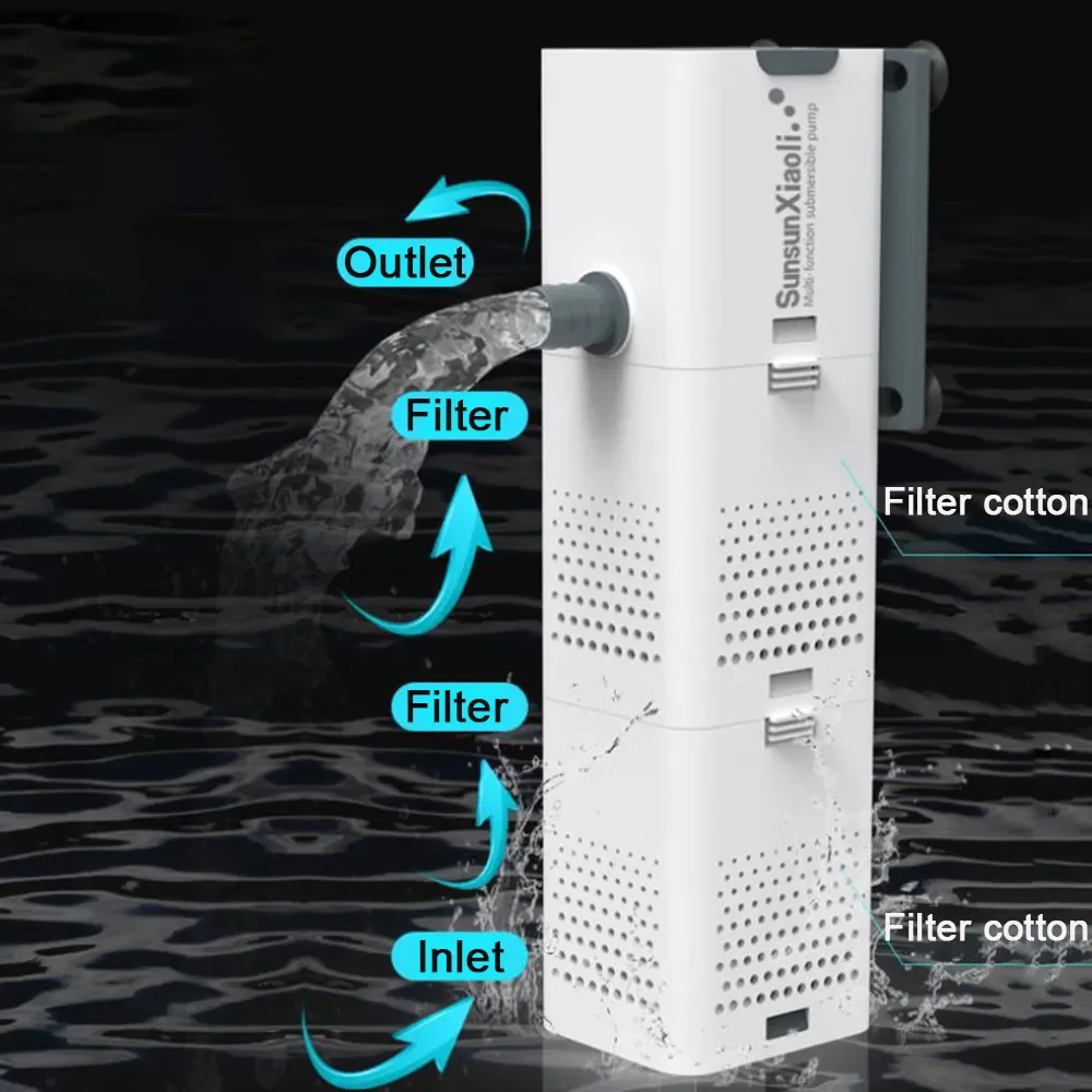 3 In 1 Aquarium Filter Pump Aq - Aquarium Fish Images 评论和价格