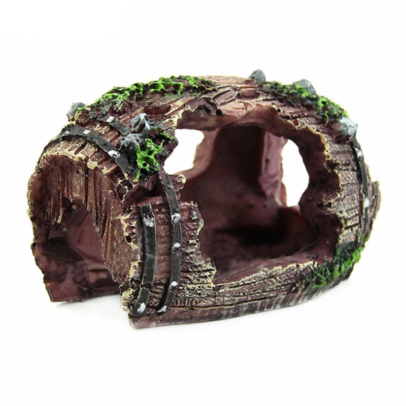 Aquarium Artificial Barrel Cav - Aquarium Fish Tank Price 评论和价格