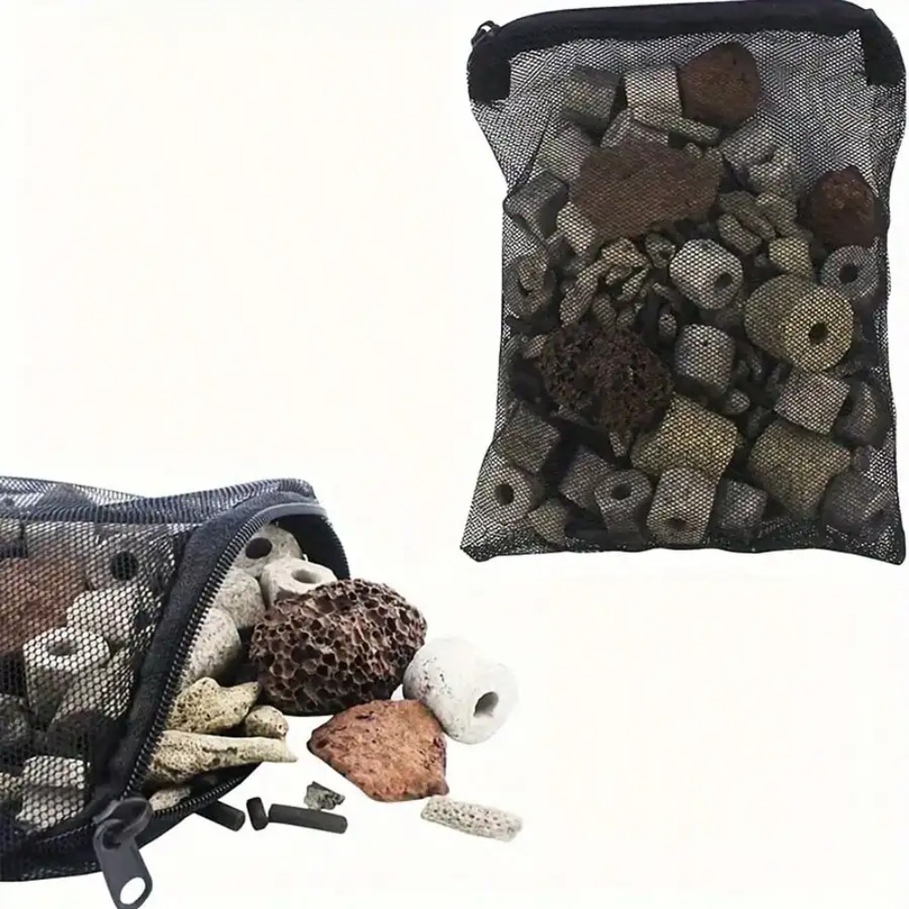 10pcs Black Mesh Filter Bags w - Aquarium Fish Keeping 评论和价格